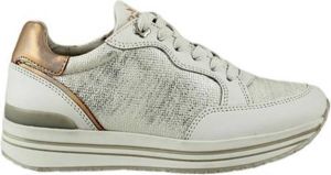 Braqeez 419266-500 Meisjes Lage Sneakers Wit Leer Veters