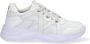 Braqeez 421281-800 Meisjes Lage Sneakers Wit Leer Veters - Thumbnail 1