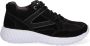 Braqeez 421930-589 Lage Sneakers Zwart Nubuck Veters - Thumbnail 1
