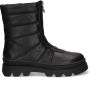 Braqeez 422721-589 Meisjes Biker Boots Zwart Leer Ritssluiting - Thumbnail 2