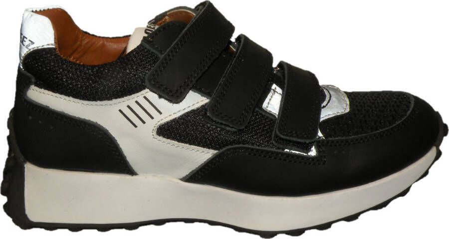 Braqeez Paul Porto suède sneakers zwart Jongens Suede Meerkleurig 34