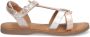 Braqeez 424015-991 Meisjes Sandalen Zilver Leer Klittenband - Thumbnail 2