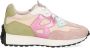 Braqeez 424440-470 Meisjes Lage Sneakers Multicolor Leer Veters - Thumbnail 2