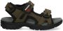 Braqeez 425084-168 Jongens Sportsandalen Groen Leer Klittenband - Thumbnail 2