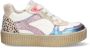 Braqeez 425230-926 Meisjes Lage Sneakers Multicolor Leer Veters - Thumbnail 2