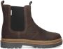 Braqeez 425922-117 Jongens Chelsea Boots Bruin Leer Ritssluiting - Thumbnail 2