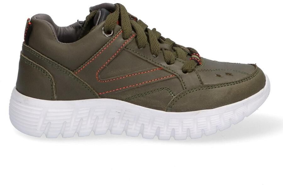 Braqeez 421930-569 Lage Sneakers Groen Nubuck Veters - Foto 2
