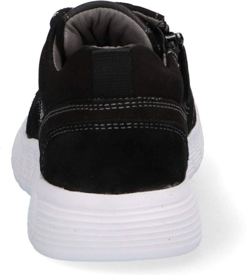 Braqeez 421930-589 Lage Sneakers Zwart Nubuck Veters - Foto 3