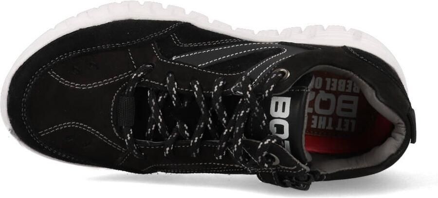Braqeez 421930-589 Lage Sneakers Zwart Nubuck Veters - Foto 9