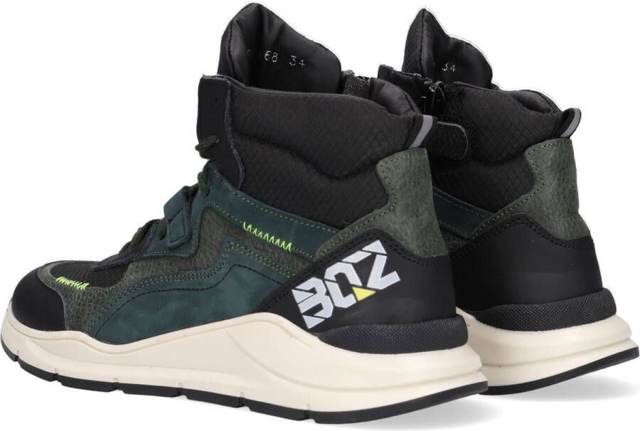 Braqeez Ravi Rio Hoge sneakers Leren Sneaker Groen - Foto 7
