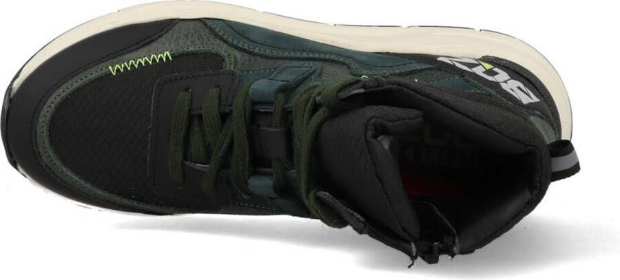 Braqeez Ravi Rio Hoge sneakers Leren Sneaker Groen - Foto 11