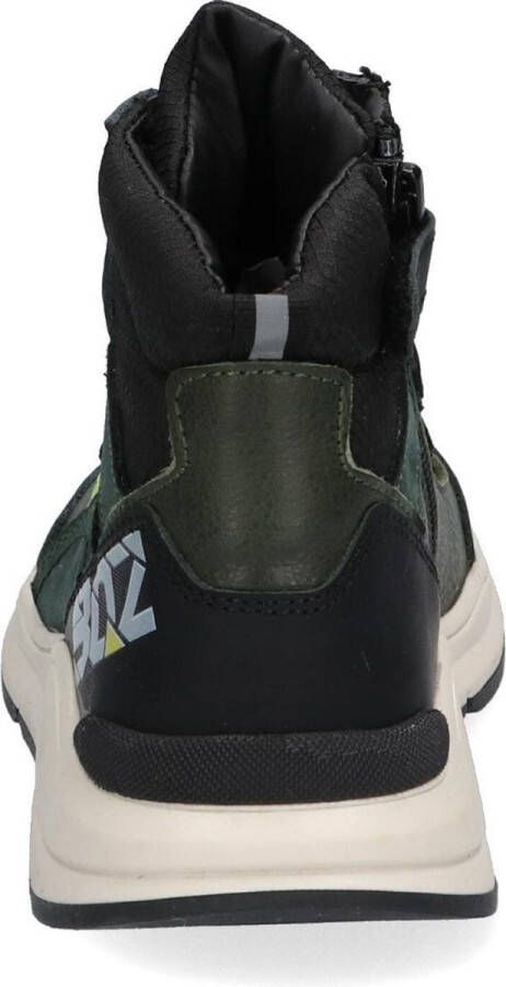 Braqeez Ravi Rio Hoge sneakers Leren Sneaker Groen - Foto 10