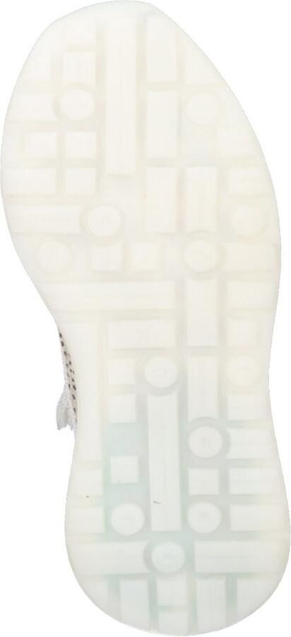 Braqeez 423272-159 Meisjes Lage Sneakers Groen Wit Oranje Print Nubuck Veters - Foto 9