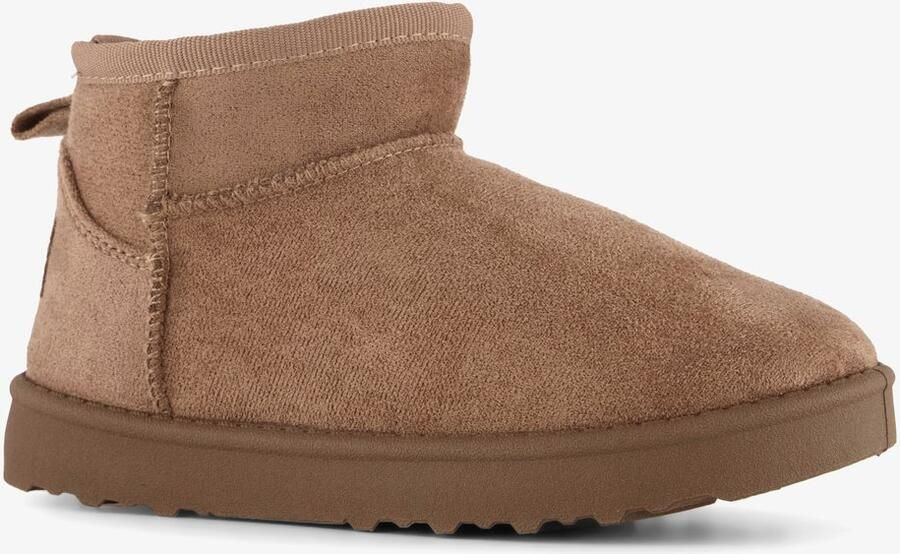 Braqeez gevoerde meisjes boots beige Uitneembare zool
