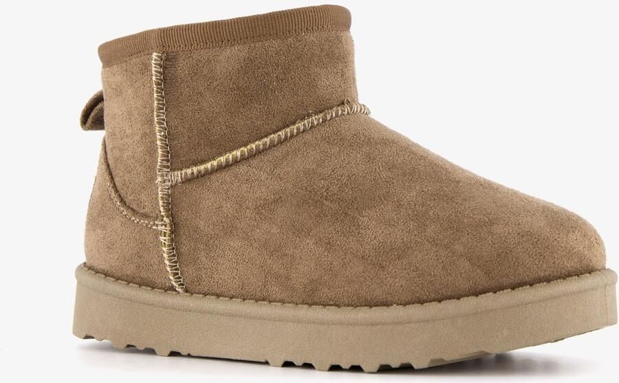 Braqeez gevoerde meisjes boots beige