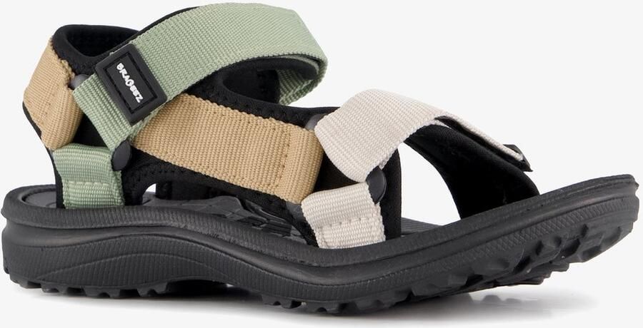 Braqeez jongens sandalen beige groen