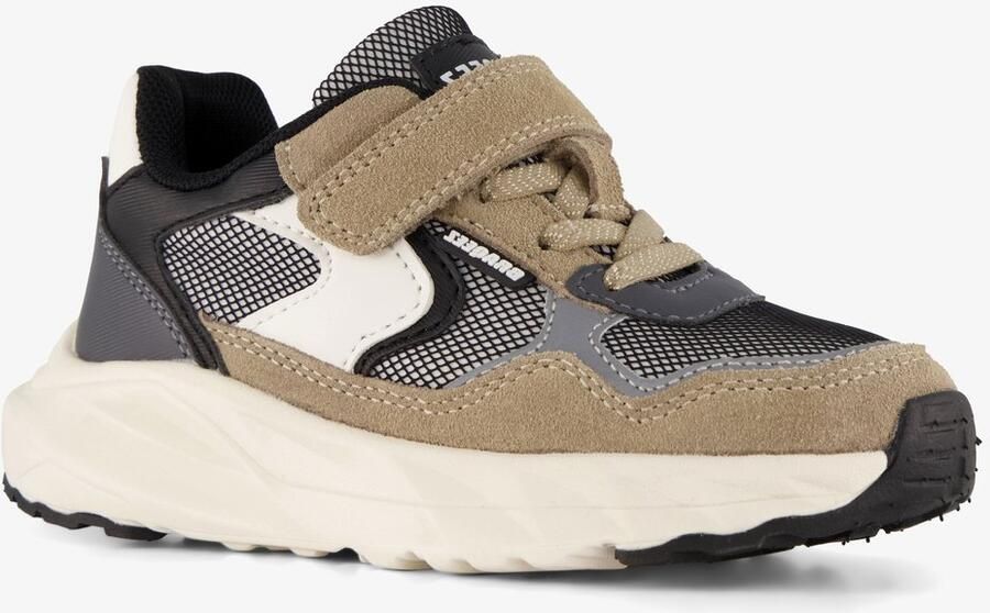 Braqeez jongens sneakers beige grijs