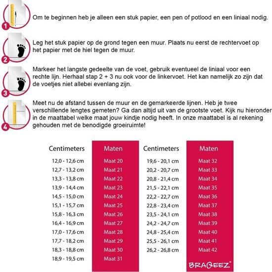 Braqeez Leigh Louwies Meisjes Veterschoenen Wit Leer Ritssluiting - Foto 10