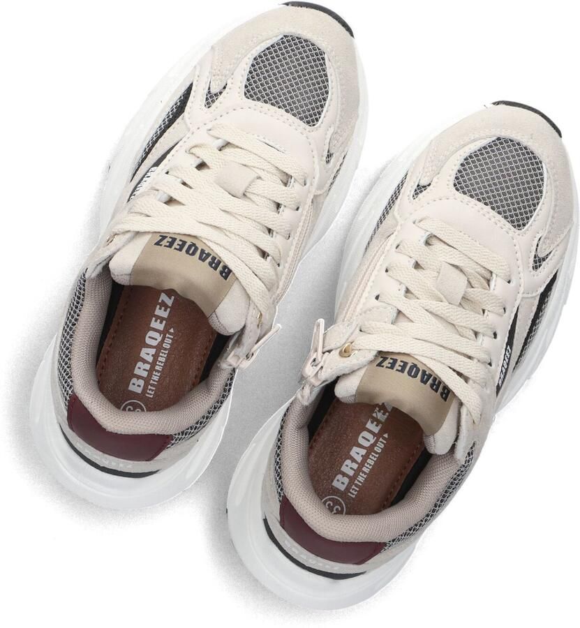 Braqeez Lorenzo Sneakers Jongens Beige - Foto 4