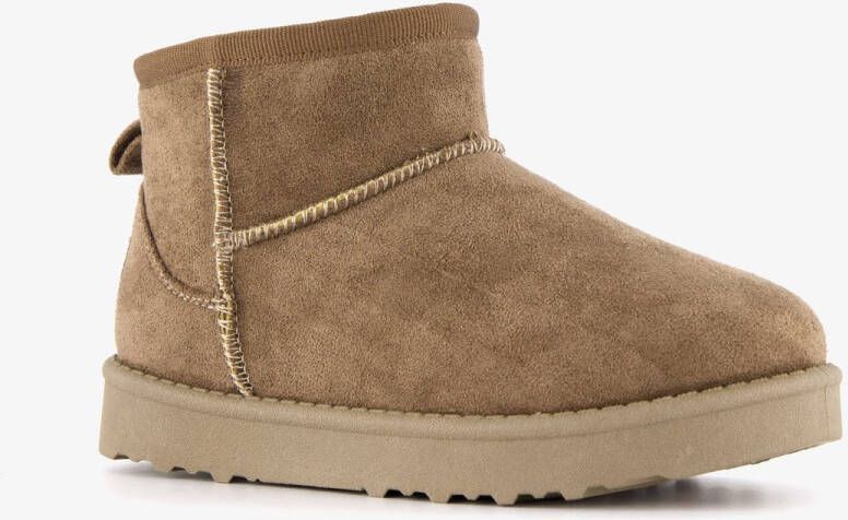 Braqeez gevoerde meisjes boots beige