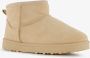 Braqeez gevoerde meisjes enkellaarsjes beige Uitneembare zool - Thumbnail 2