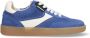 Braqeez 425291-423 Jongens Lage Sneakers Blauw Leer Veters - Thumbnail 2