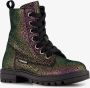 Braqeez leren meisjes veterboots multicolor Roze Uitneembare zool - Thumbnail 3