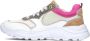 Braqeez Reece Run Lage sneakers Leren Sneaker Meisjes Kids Beige - Thumbnail 5