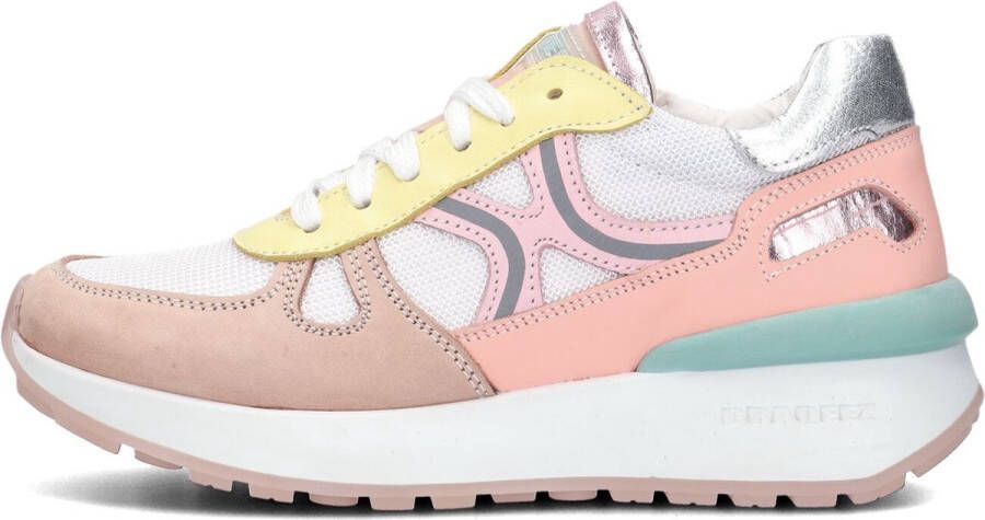 Braqeez Vita Vienna Lage sneakers Leren Sneaker Meisjes Wit