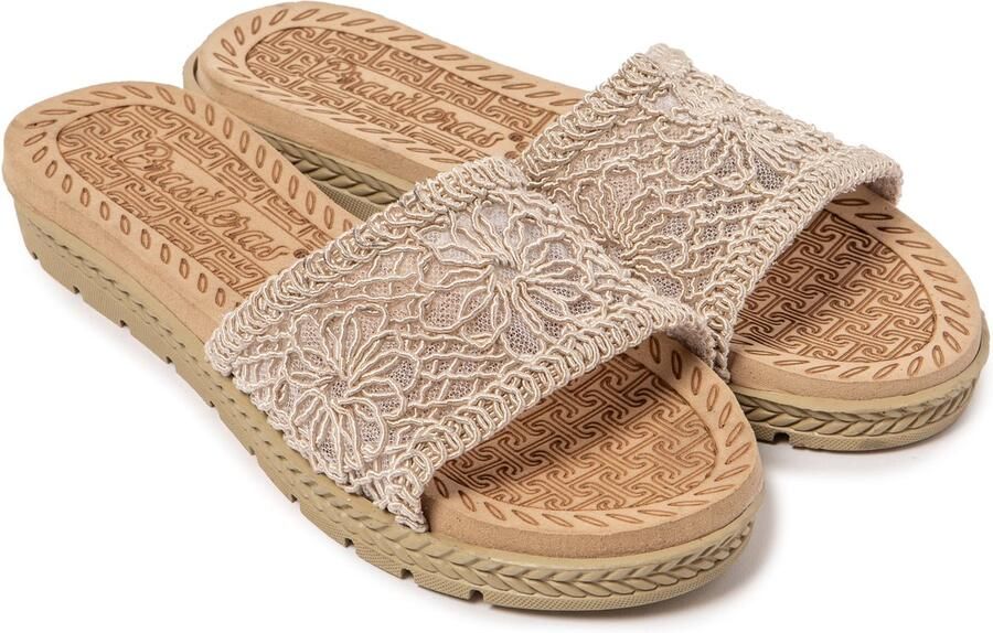 Brasileras Sandalen Damen-Beige