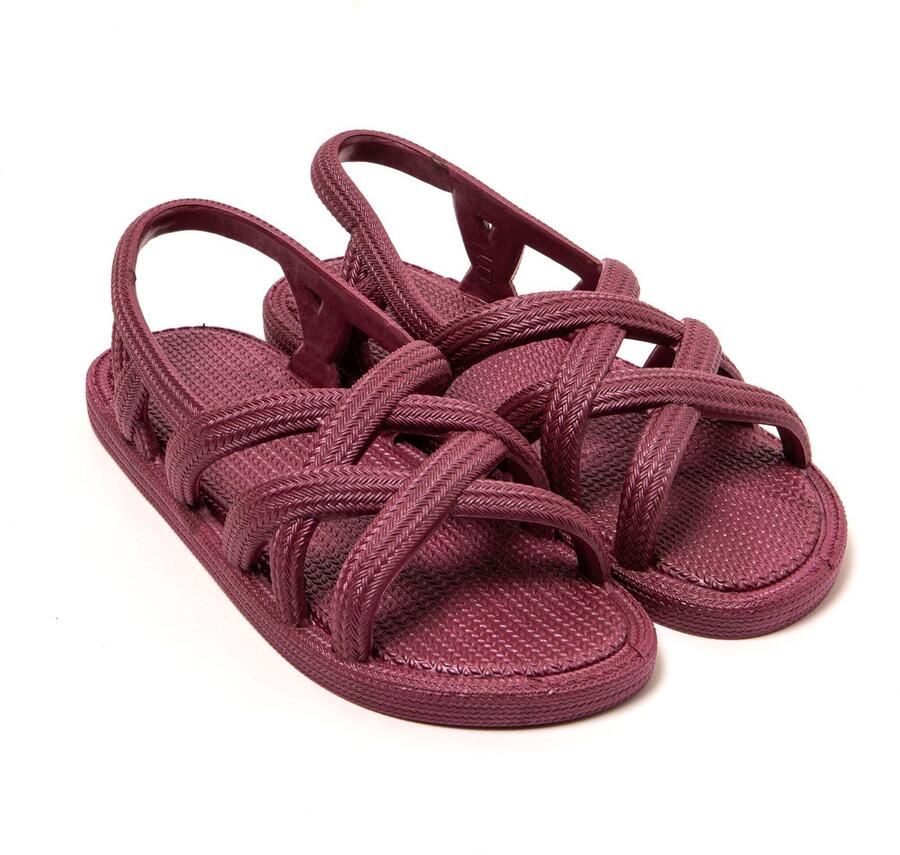 Brasileras Sandalen Damen-Granaat