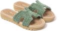 Brasileras Huisschoenen 'Braida' groen - Groen