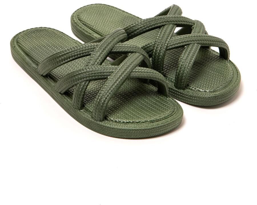 Brasileras Sandalen Damen-Legergroen