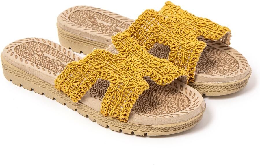 Brasileras Sandalen damen-mosterd
