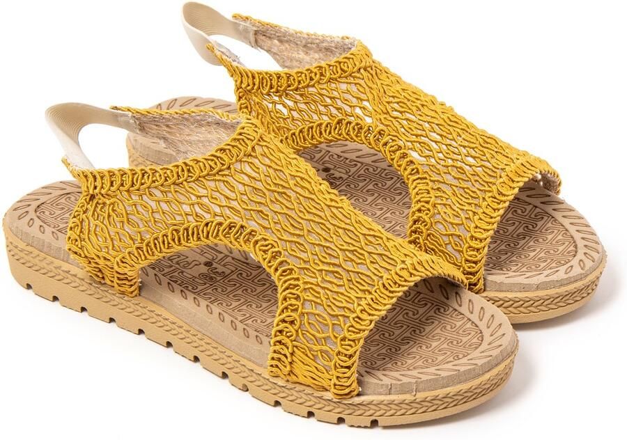 Brasileras Sandalen damen-mosterd