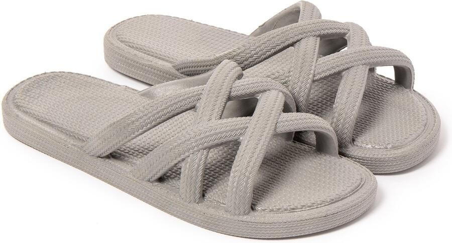 Brasileras Slippers damen-grijs