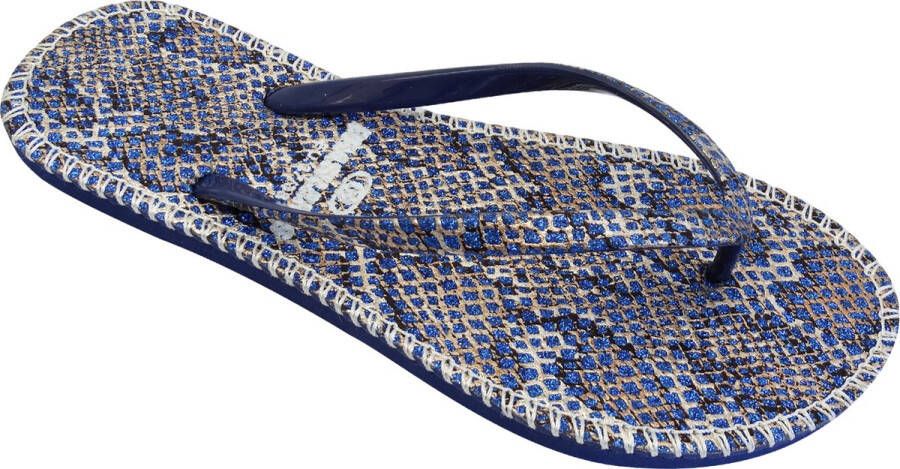Brasileras Slippers dames- Blauw
