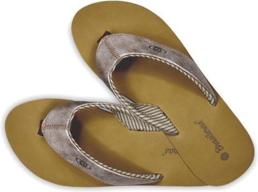 Brasileras Slippers dames- Bruin