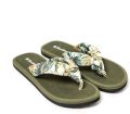 Brasileras Teenslippers Hibiscus Nudo - Groen