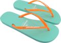 Brasileras Slippers dames- Groen water sinaasappel - Groen/Oranje