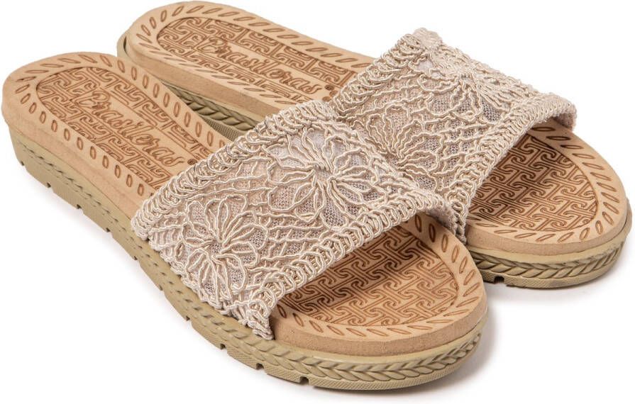 Brasileras Sandalen Damen-Beige