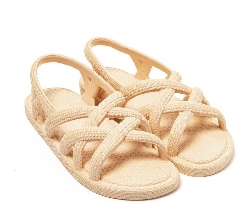 Brasileras Sandalen Damen-Beige