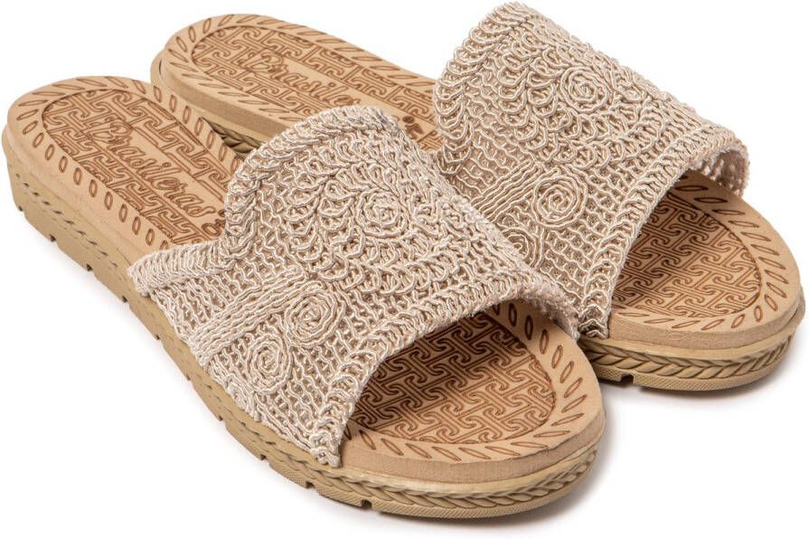 Brasileras Sandalen Damen-Beige