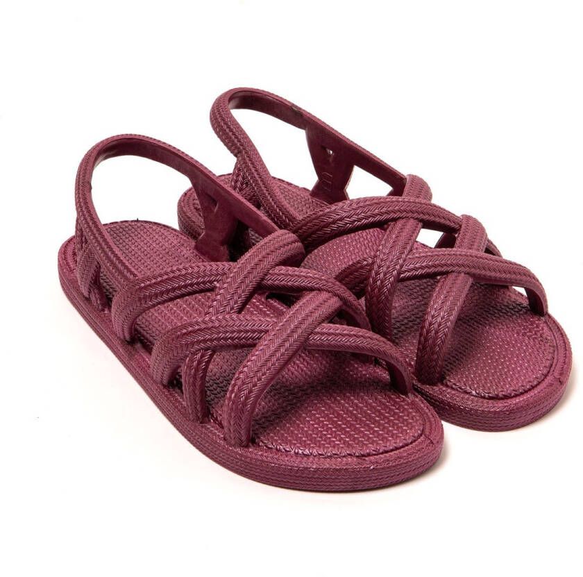 Brasileras Sandalen Damen-Granaat