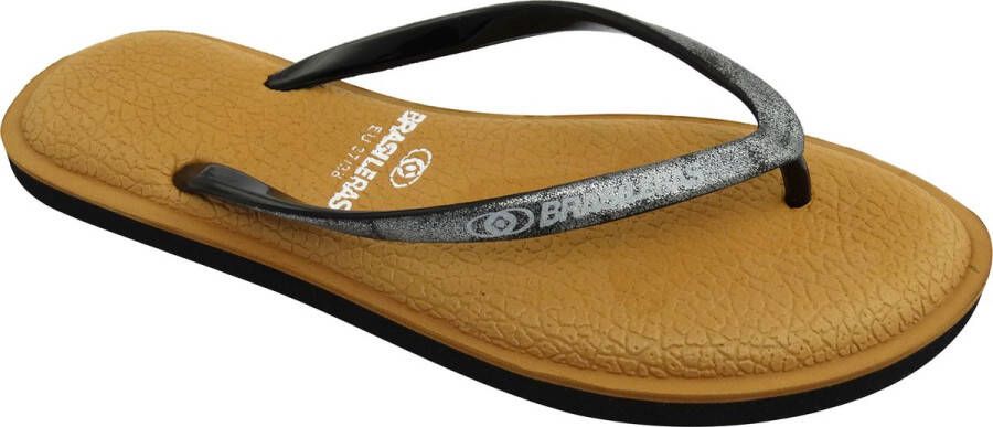 Brasileras sandalen dames- Bruin zilver