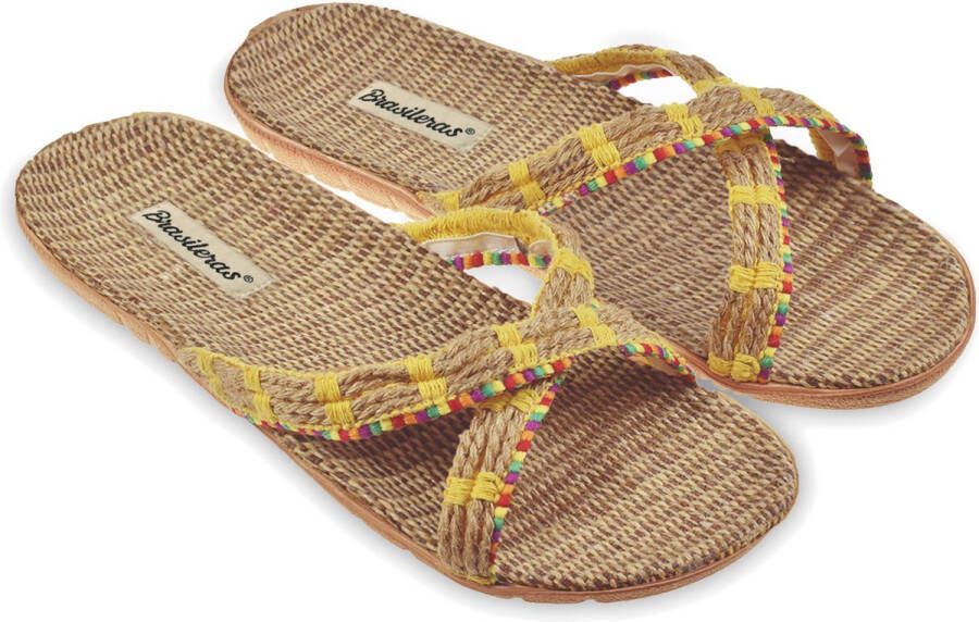 Brasileras sandalen dames- Geel
