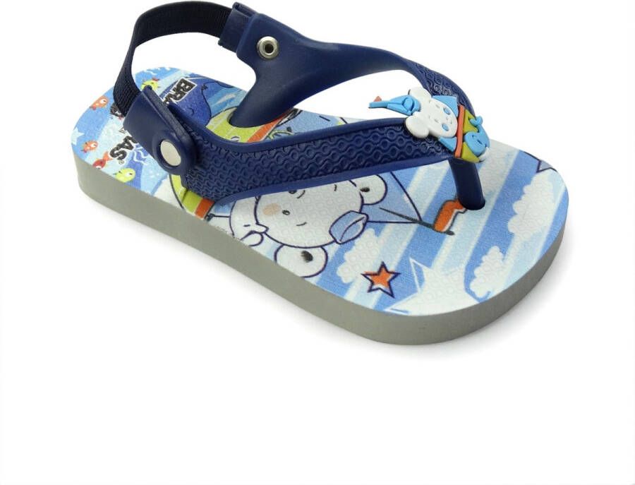 Brasileras Slippers Baby Slip- marineblauw