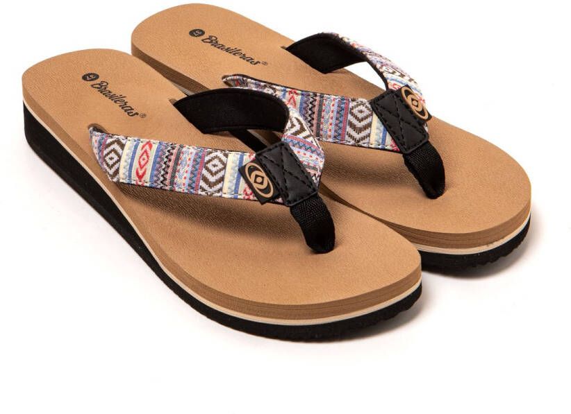 Brasileras Slippers Damen-Beige