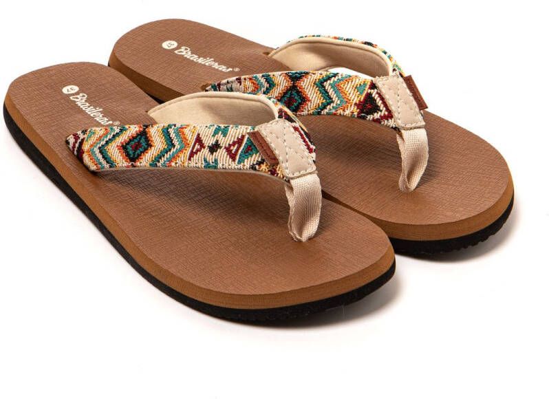 Brasileras Slippers Damen-Beige