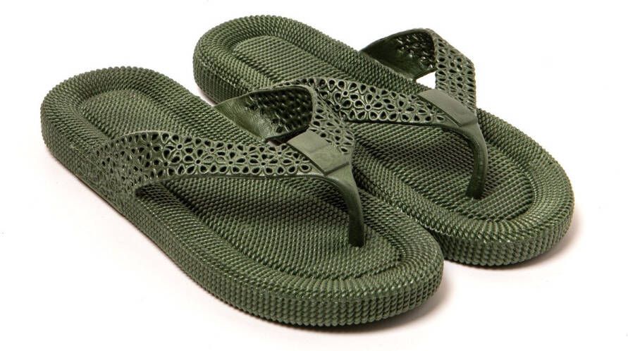Brasileras Slippers Damen-Legergroen